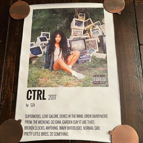 SZA  CTRL 2017 Poster (New) - Picture 1 of 3